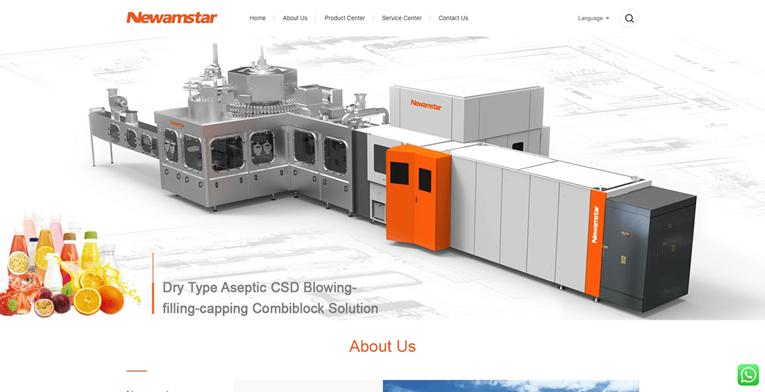 Top 45 Beverage Machinery Suppliers in China_Newamstar Packaging Machinery Co., Ltd