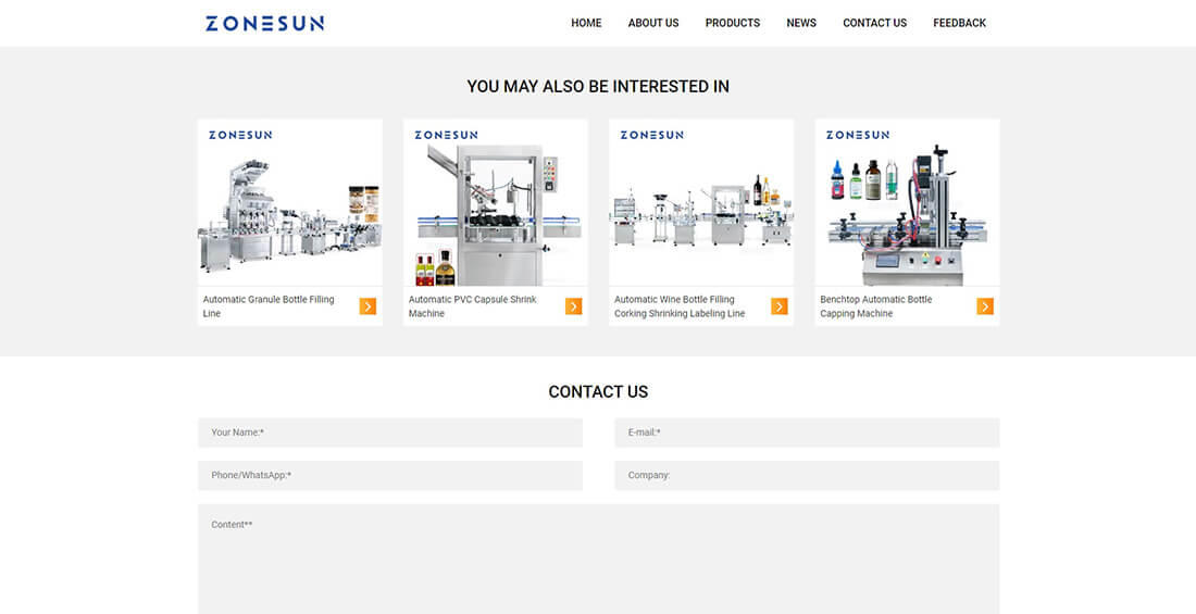Top 45 Beverage Machinery Suppliers in China_Zonesun Machinery Co., Ltd