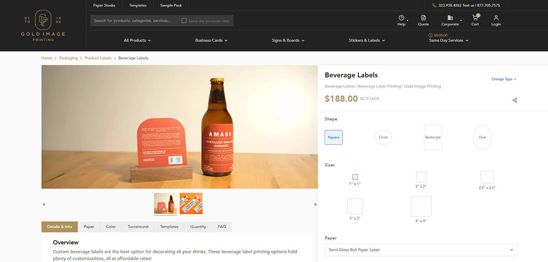 Top Beverage Label Design Companies_Gold Image Printing Top Beverage Label Design Companies_Gold Image Printing