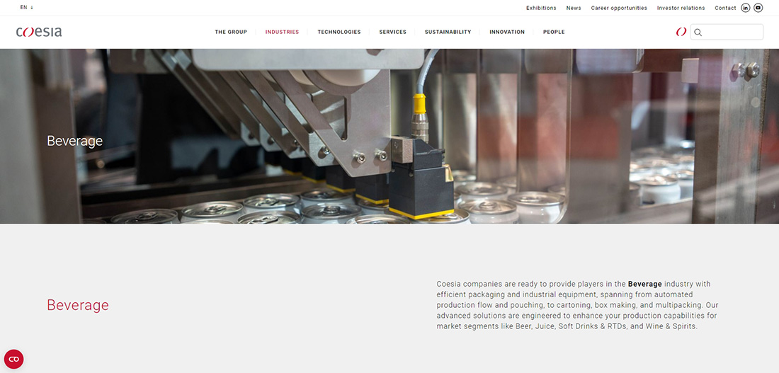 Top Beverage Packaging Companies_Coesia