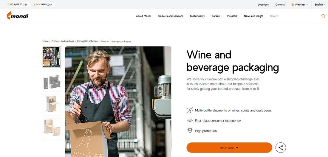 Top Beverage Packaging Companies_Mondi Group