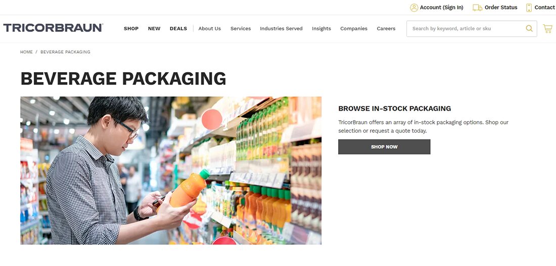 Top Beverage Packaging Companies_TricorBraun