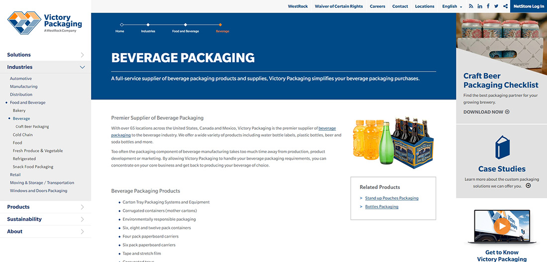 Top Beverage Packaging Companies_Victory Packaging