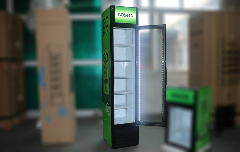 Display Cooler SC105B with Advanced FBI Lighting