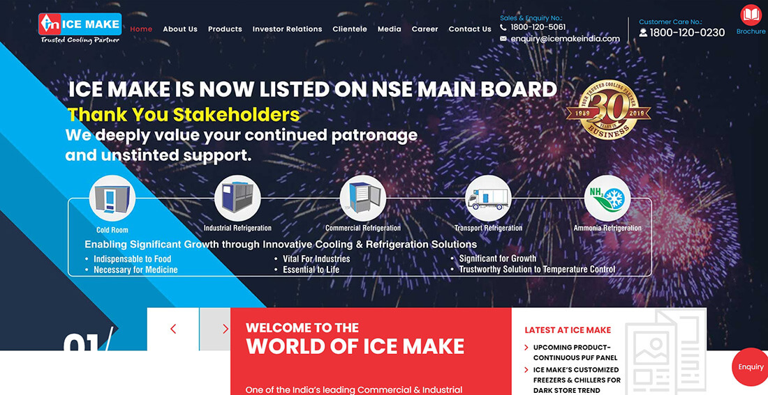 Top Refrigeration Companies in India_Ice Make Refrigeration Limited