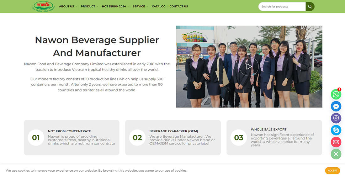 Top Vietnam Beverage Companies_Nawon Beverage