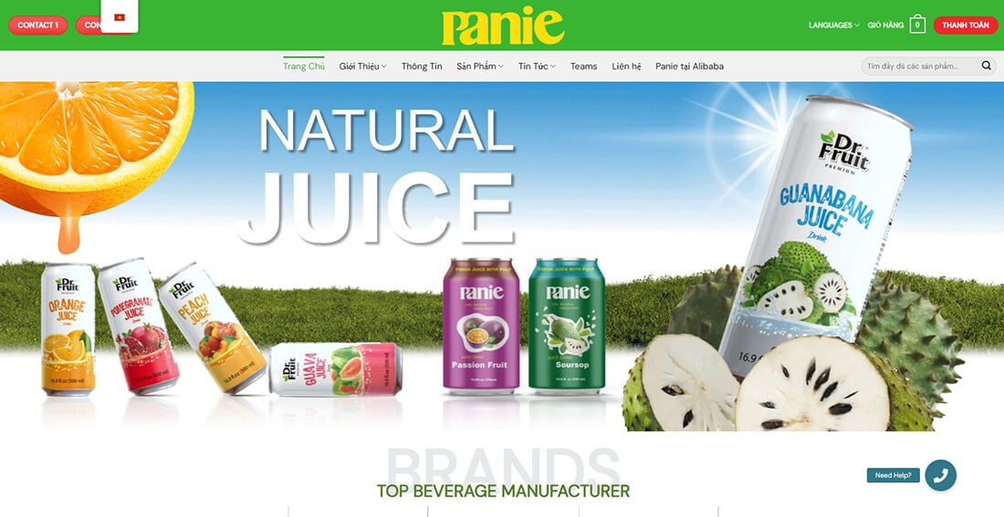 Top Vietnam Beverage Companies_Panie Juice