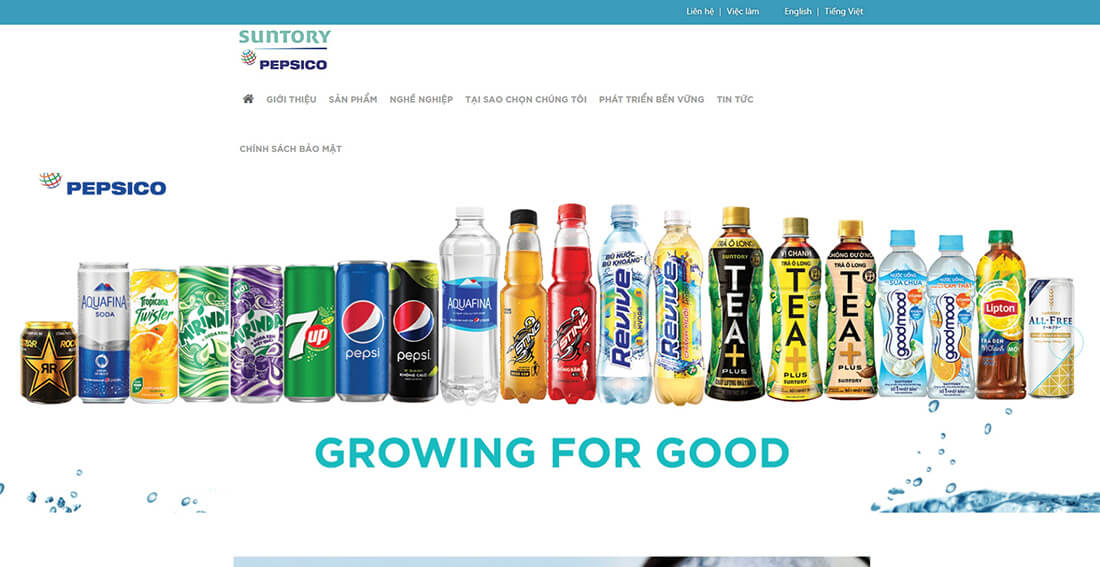 Top Vietnam Beverage Companies_Suntory PepsiCo Vietnam