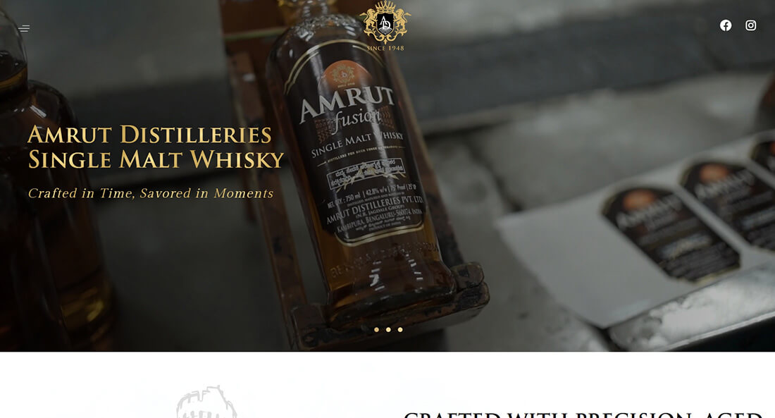 Top Beverage Manufacturing Companies in India_Amrut Distilleries Pvt. Ltd