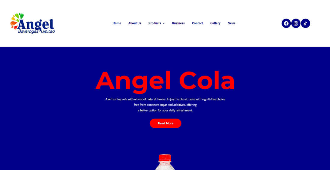Top beverage manufacturing companies in Ghana_Angel Beverages Ltd