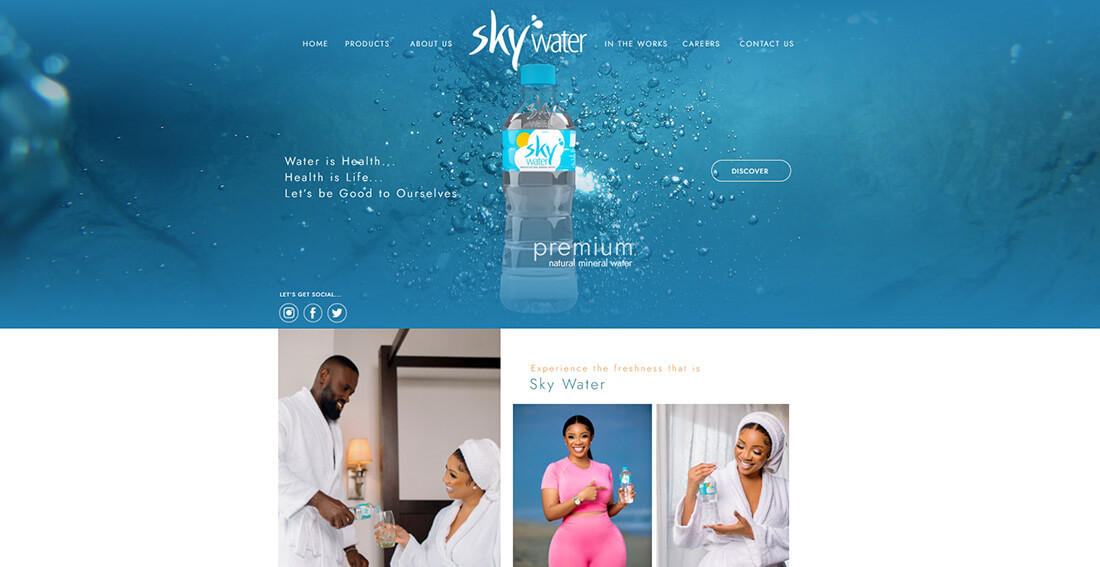 Top beverage manufacturing companies in Ghana_Sky Water Ghana Ltd