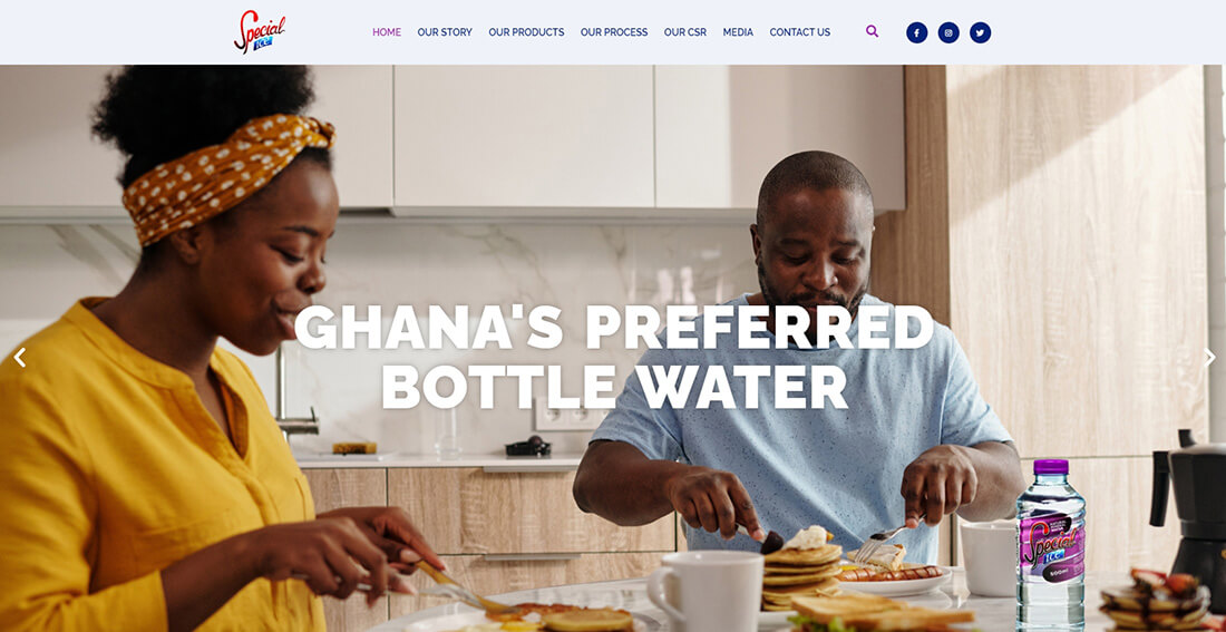 Top beverage manufacturing companies in Ghana_Special Ice Company Ltd