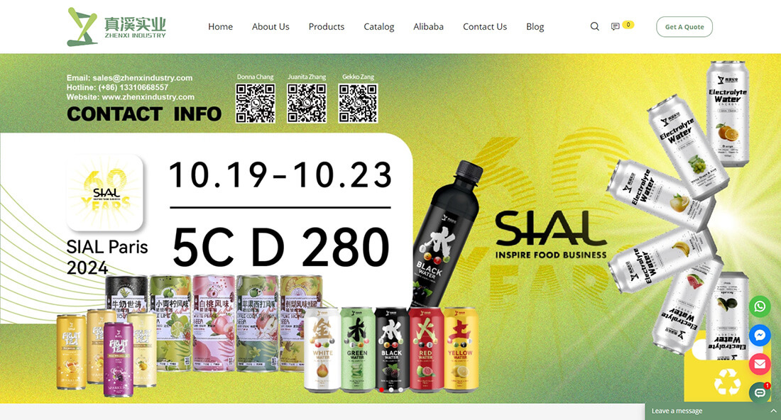 Top Beverage Manufacturing Companies in China_Zhenxin Industry Co., Ltd