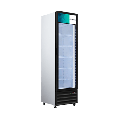 Single Door Retro Beverage Cooler