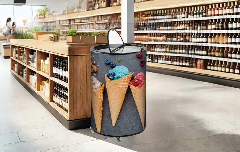 Supermarket Impulse Barrel Freezer CF-85B