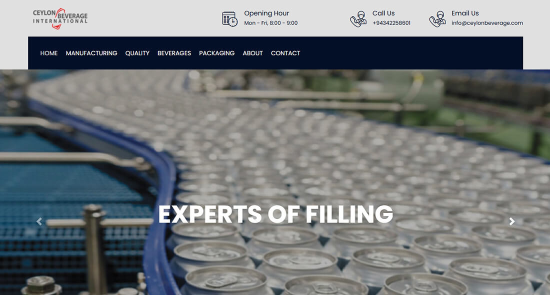 Top Beverage Companies in Sri Lanka_Ceylon Beverage Can (Pvt) Ltd