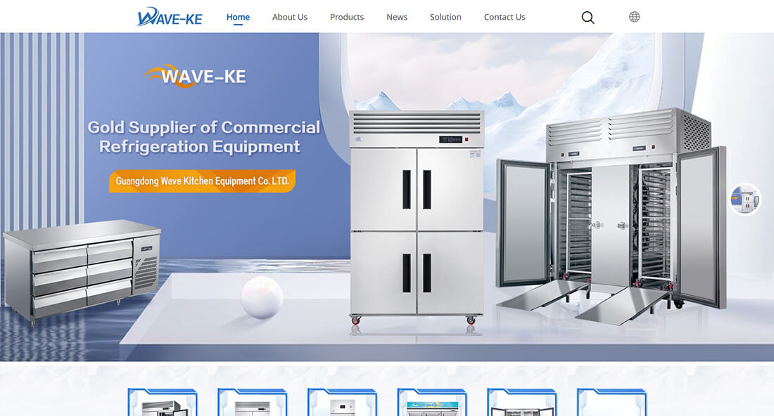 Top Commercial Refrigeration Companies China¬_Guangdong Wave Kitchen Equipment Co. LTD