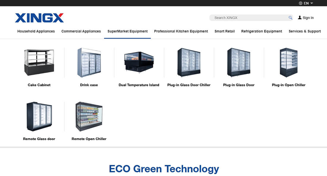 Top Commercial Refrigeration Companies China¬_Xingxing Refrigeration Equipment Co., Ltd