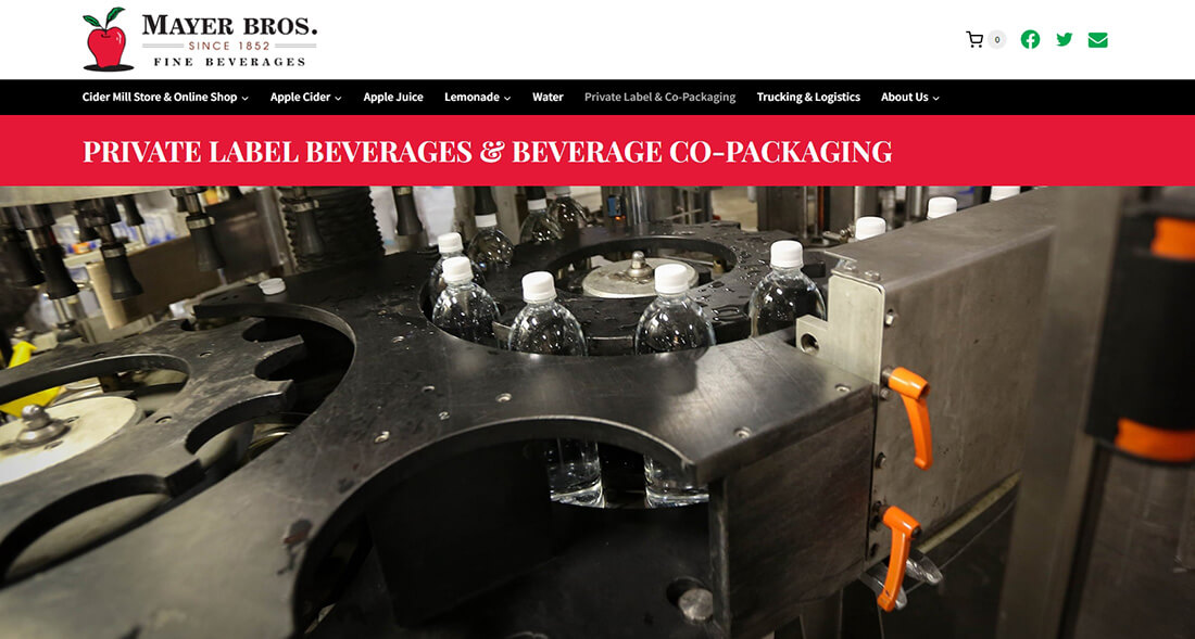 Top White & Private Label Drink Manufacturers_Mayer Brothers