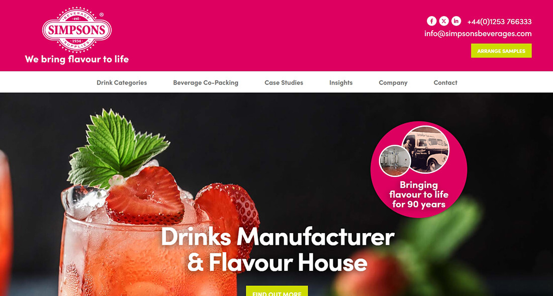 Top White & Private Label Drink Manufacturers_Simpsons Beverages