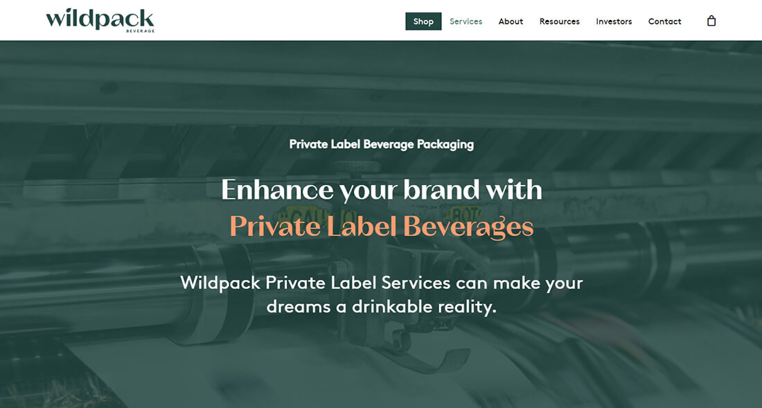 Top White & Private Label Drink Manufacturers_Wildpack Beverage