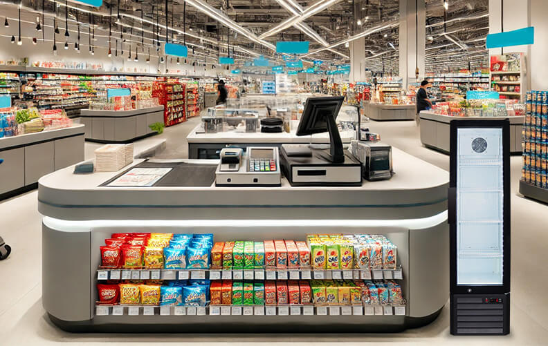 Drink Merchandising Fridges_Medium-Height Cashier Fridges