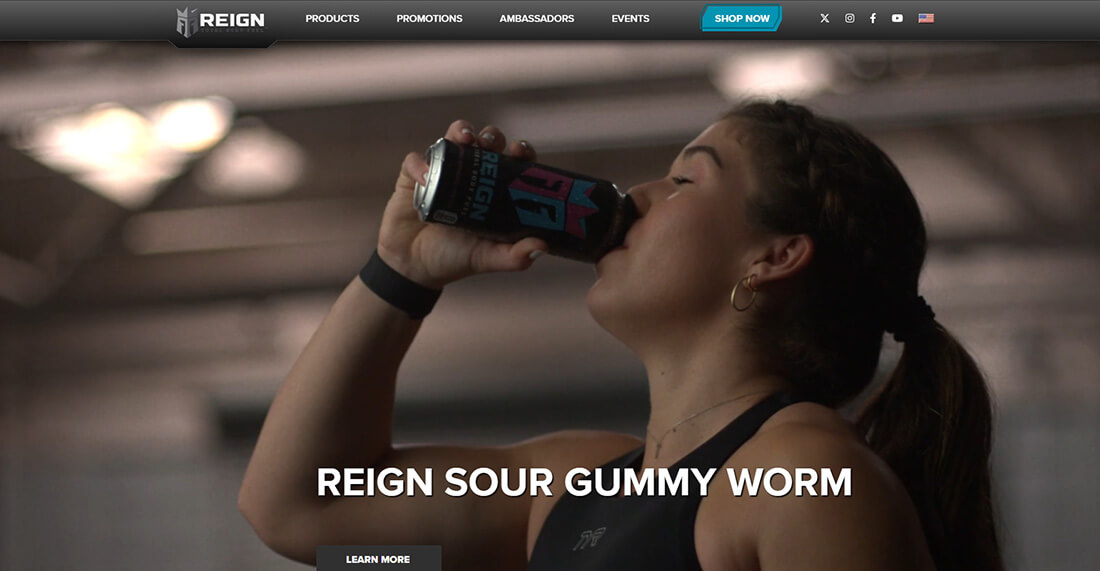 Reign Total Body Fuel High Performance, Zero Sugar