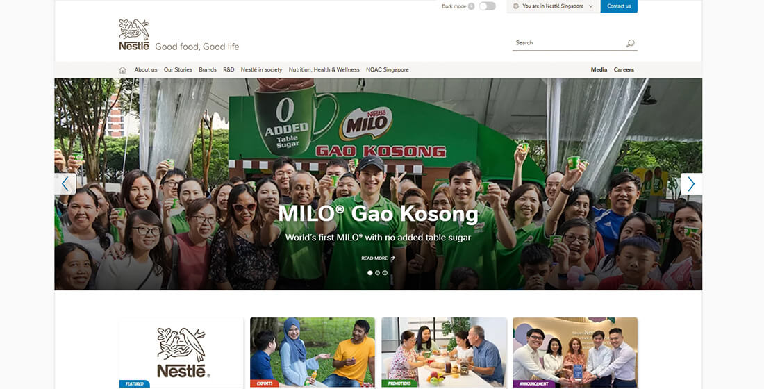 Top Beverage Manufacturing Companies in Singapore_Nestlé Singapore (Beverage Division)