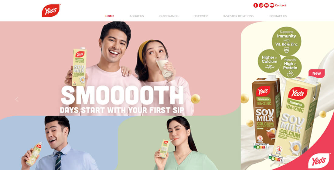 Top Beverage Manufacturing Companies in Singapore_Yeo Hiap Seng (Yeo's)