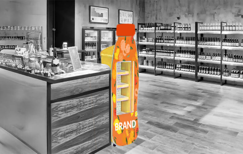 Escape Cooler with Custom Bottle Shape