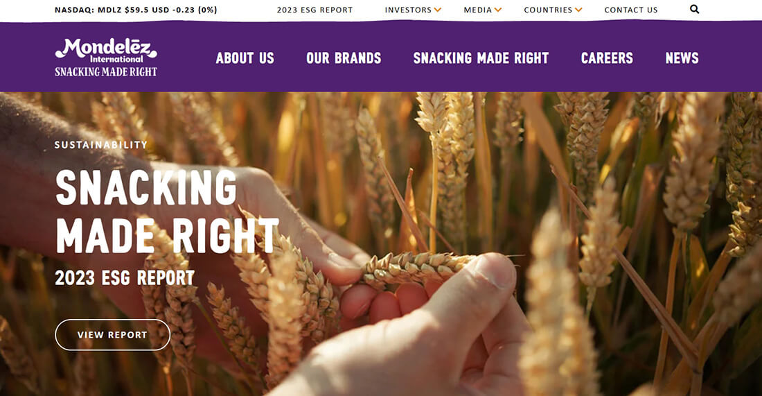 Top 10 Biggest Food Companies_Mondelez International, Inc