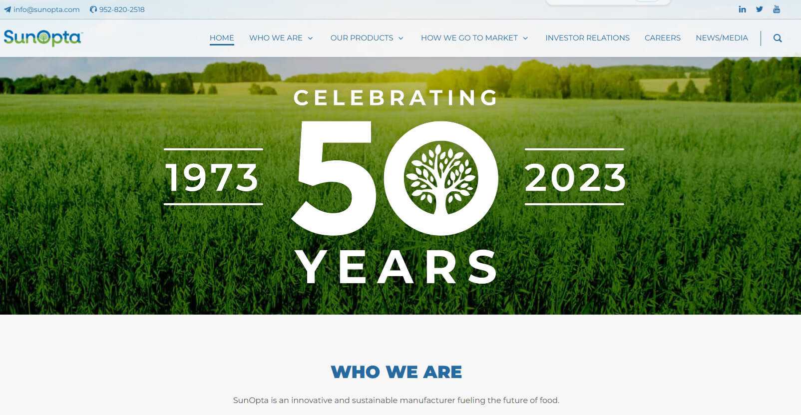 Top Beverage Companies in Canada_SunOpta Top Beverage Companies in Canada_SunOpta