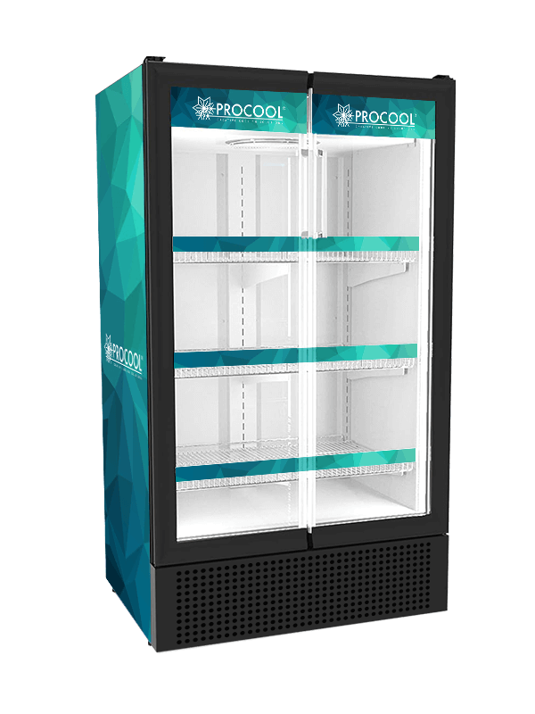 Vista LP-400 Low Profile Display Cooler with Custom Branding