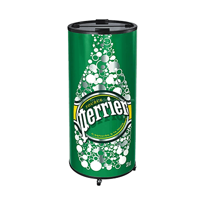 Perrier Barrel Fridge for POS