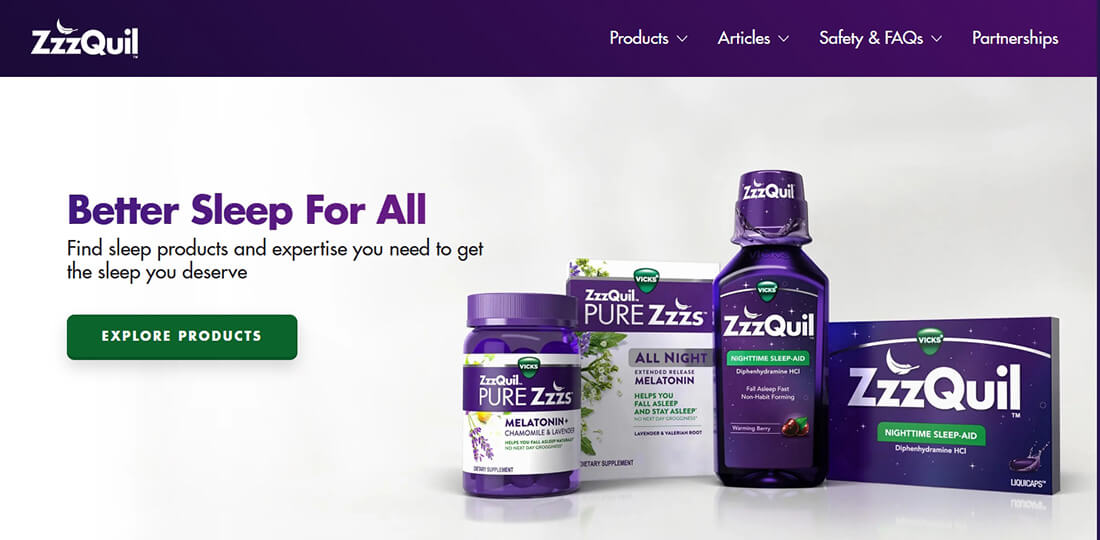 Top Sleep Drinks Brands_ZzzQuil