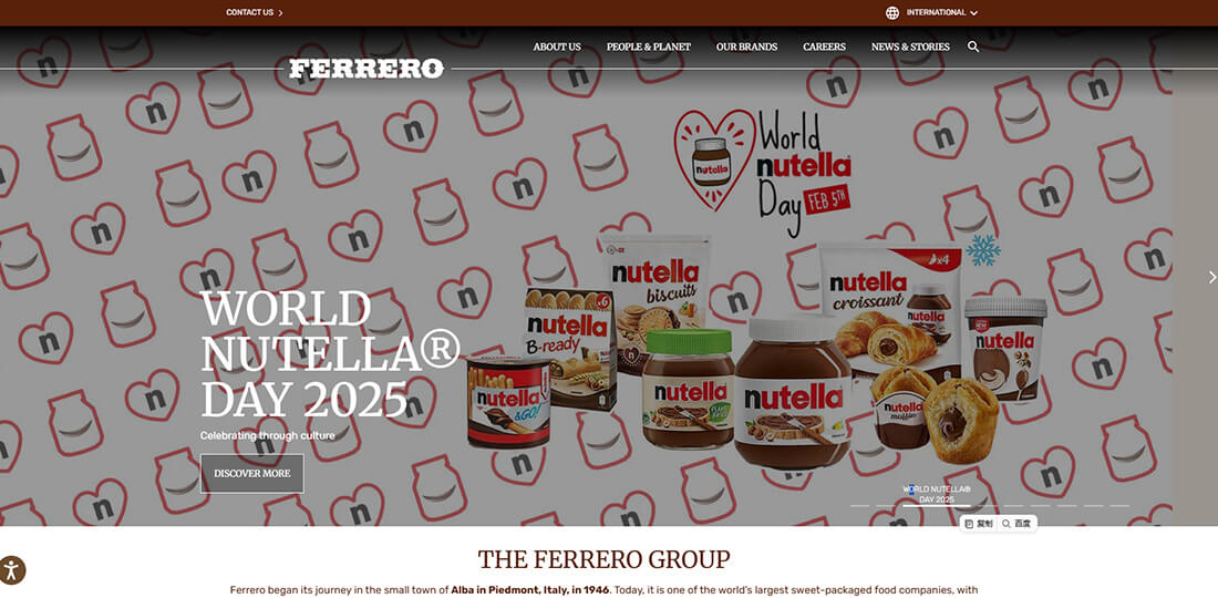 Top Chocolate Brands_Ferrero Group
