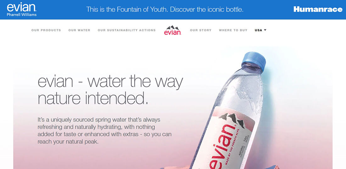Top Water Brands_Evian Top Water Brands_Evian