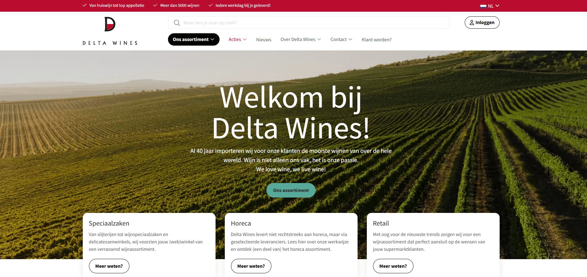 Top Beverage Companies in Netherlands_Delta Wines
