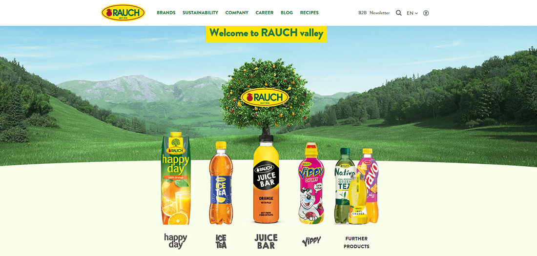 Top Beverage Companies in Austria_Rauch Fruchtsäfte GmbH & Co OG