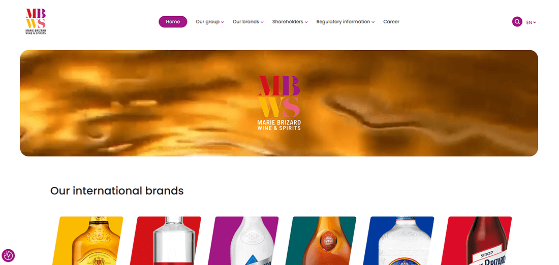 Top Beverage Companies in France_Marie Brizard Wine & Spirit