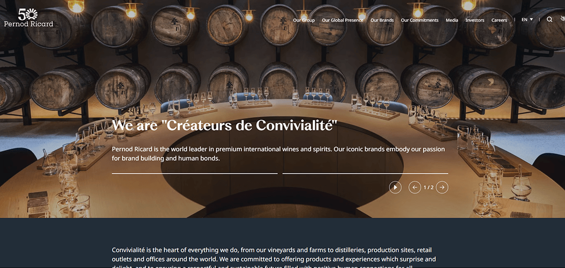 Top Beverage Companies in France_Pernod Ricard