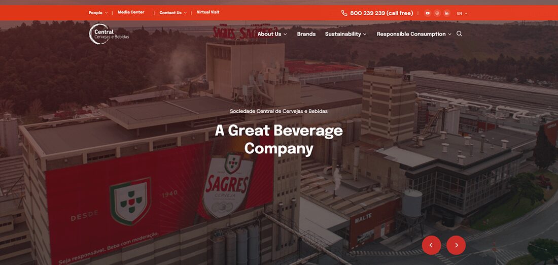 Top Beverage Companies in Portugal_Central de Cervejas