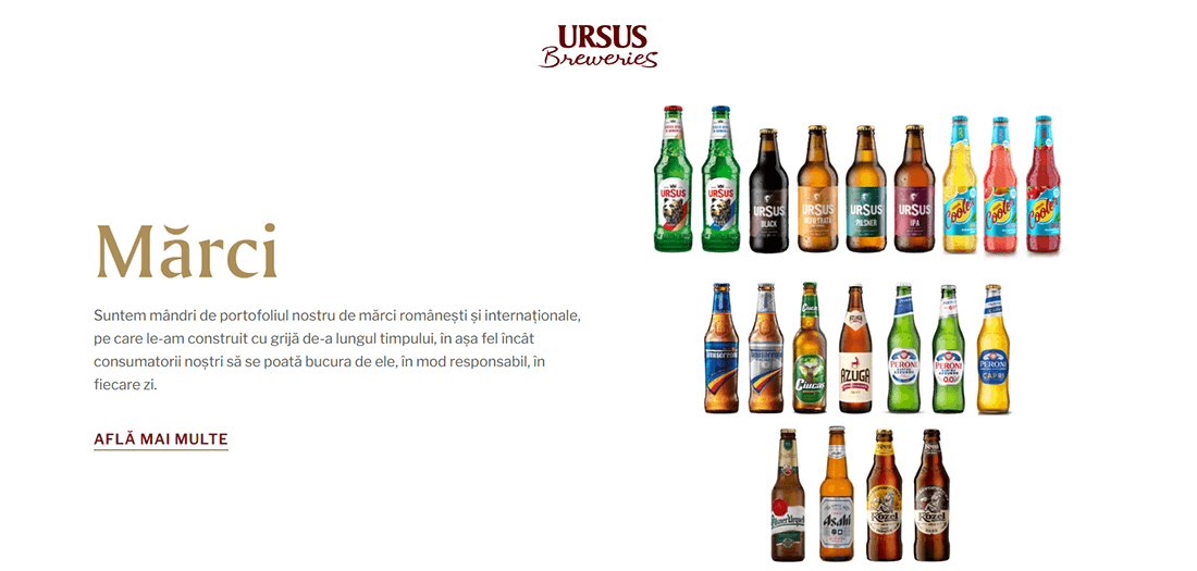 Top Beverage Companies in Romania_Ursus Breweries Top Beverage Companies in Romania_Ursus Breweries