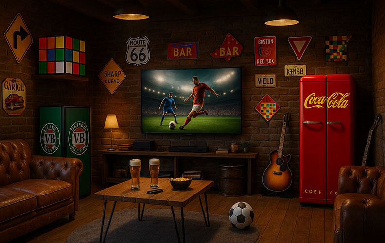 Branded Man Cave Fridge