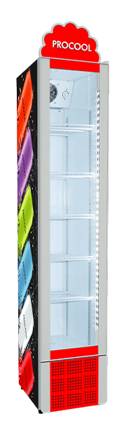 Slim Beverage Cooler in White with Custom Branding