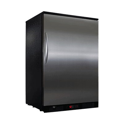 Stainless Steel Solid Door Beer Fridge 600mm Wide