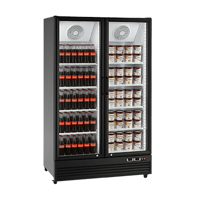 Commercial Upright Fridge Freezer Combo
