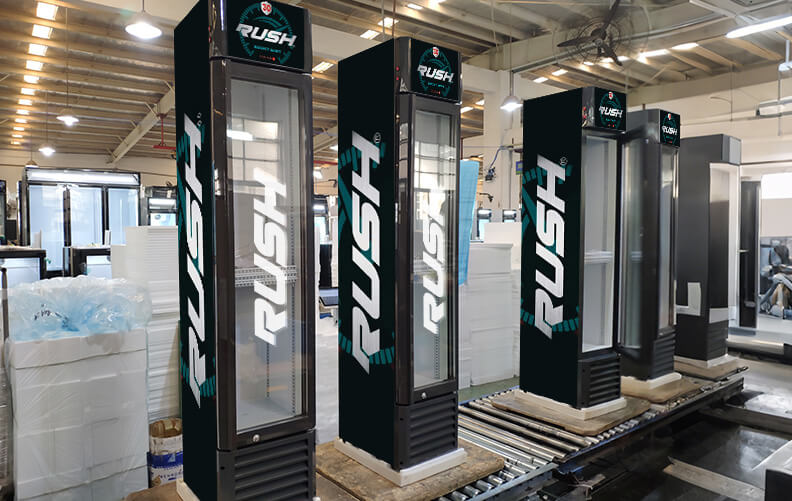 Custom Slimline Snus Fridge Production