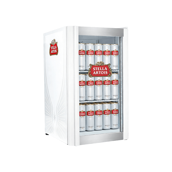 White Stella Mini Fridge T-80