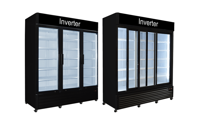 Inverter 2 Door Glass Door Refrigerator
